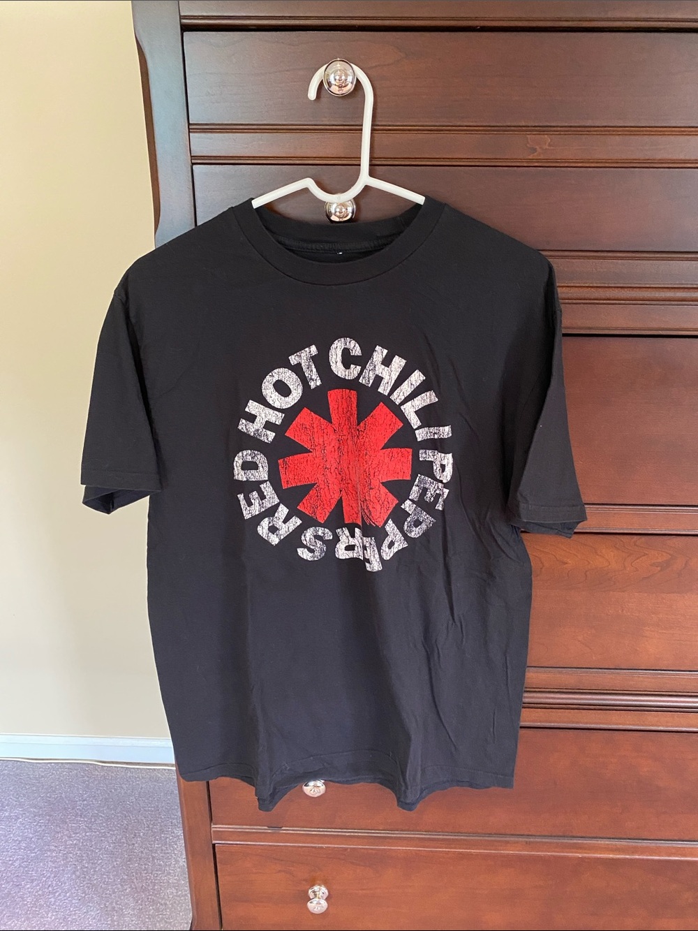 Bravado Black Red Hot Chili Peppers Logo Tee